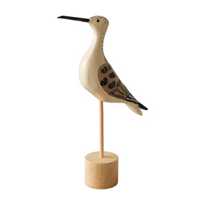 Modèle d'oiseau méditerranéen en bois, ornement décoratif pour salon, décoration de la maison, pièce unique - Product Image 4