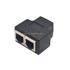 6P6C <strong>Telephone</strong> Three-<strong>Way</strong> Tee RJ12 RJ11 Through Connector <strong>Telephone</strong> <strong>Cable</strong> One Divided Into Two Converter - Product Image 4