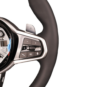 Full Leather LCI Steering Wheel for G30 G31 G32 X3 G01 X4 G02 M2 G87 M3 G80 M4 G82 G42 G20 M5 F30 G05 - Product Image 5