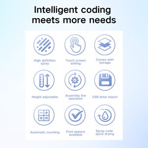 25.4Mm Nhiều Ngôn Ngữ Công Nghiệp Trực Tuyến Tij Máy In Phun Tốc Độ Cao Hàng Loạt Mã Hó<span class=keywords><strong>a</strong></span> Sản Xuất Hàng Loạt Bao <span class=keywords><strong>B</strong></span>ì Da Máy In - Product Image 4