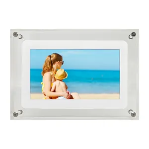 Picture Frame Digital Art Frames Magnetic The Glass Wholesale High Quality Modern Video Playback IPS LCD Screen Transparent