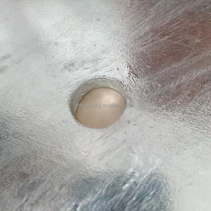 Nhà Máy Giá Hot <span class=keywords><strong>Dip</strong></span> mạ kẽm nghỉ tấm cơ sở cho Stay Rod tấm vuông - Product Image 4