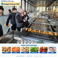 Baiyu hoog-efficiënte waterbel-wasmachine voor fruit, groenten, meel, maïs, noten, tarwe productielijn met ozonsterilisatie