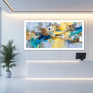 Venta de Arte Abstracto pintado a mano lienzo <span class=keywords><strong>pintura</strong></span> al óleo para decoración de sala de estar <span class=keywords><strong>Mural</strong></span> <span class=keywords><strong>Interior</strong></span> y decoración <span class=keywords><strong>Interior</strong></span> de Hotel - Product Image 1