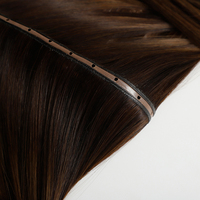 Extensions de cheveux humains Mariposa Remy - Extensions de cheveux à trame papillon double trame, cheveux naturels vierges invisibles