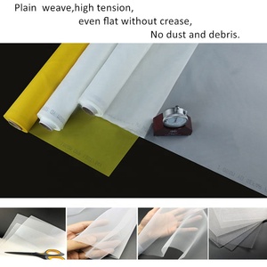 Lưới Polyester In Lụa Màu Vàng Trắng Chất Lượng Cao 80 100 110 120 135 150 160 180 195 200 250 300 Lưới - Product Image 5