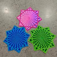 Accessoire de danse Flow Star Spinning Cloth pour festival de musique, rave party, entraînement débutant et performance scénique