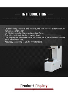 HST-HSRD45 Elektrischer Oberflächen-Rockwell-Härteprüfer mit Hebelbelastung, Langlebig, Zuverlässiger Testprozess, Automatisch für Laboranwendungen - Product Image 3