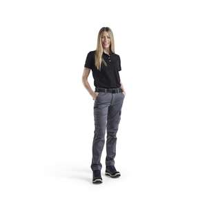 BLAKLADER - 714418329699C36 Pantalones industriales para mujer elásticos Gris medio/Negro-PANTALÓN DE TRABAJO EAN 7330509763179 - Product Image 3