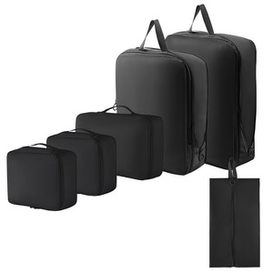 Tùy Chỉnh Đóng Gói Cubes Du Lịch Mỹ Phẩm Túi Hành Lý Organizer Set Đóng Gói Cubes Nén Cho Du Lịch Đóng Gói Cubes 6 Pcs - Product Image 3