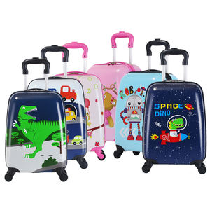 Custom 18 Inch Schattige Dieren Cartoon Reiskoffer Voor Kinderen Lichtgewicht Duurzame Hardside Bagage Draagbare Spinner Wielen - Product Image 1