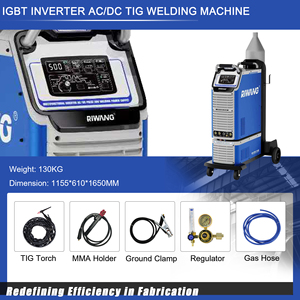 Máquina de Soldadura por Pulso Digital Riwang TIG-500, Tecnología IGBT, Acero Inoxidable, Aluminio, Cobre, 1 Año de Garantía - Product Image 4