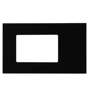 Customize Microwave Oven Glass Part Oven Door OEM Free Spare Part High Heat Resistant Silk Screen Tempered Microwave Glass Panel