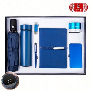 Support Faible Personnalisation Sortie d'usine Carnet de notes de luxe à longue boucle argentée Articles cadeaux Souvenir Bureau Cadeau Set Promotionnel - Product Image 2