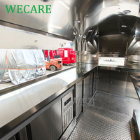 WECARE Street Juice Bubble Tea Coffee Bar Doner Kebab Burger Food Truck Mobile Kitchen Food Trailer Restaurant entièrement équipé