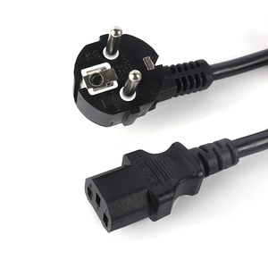 Factory for European CEE7/7 Schuko <strong>plug</strong> to IEC 60320 C19 Power Cord - Product Image 1