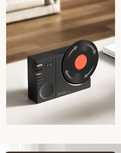 <span class=keywords><strong>Retro</strong></span> BT5.3 Bloototh altavoz de fiesta portátil inalámbrico Vintage MP3 caja de música compatible con tarjeta TF AUX Play altavoz de estudio profesional - Product Image 6