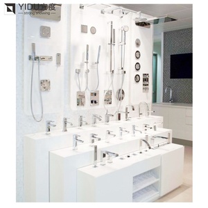 Modern <strong>Stand</strong> for Bathroom Store Integrated with Sanitary Ware Display and Ceramic Tile <strong>Trivet</strong> Mat System - Product Image 3
