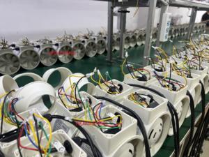 Ventilateur de gaine <span class=keywords><strong>silencieux</strong></span> portable de 4 pouces avec pales en plastique 110-240V <span class=keywords><strong>Extracteur</strong></span> de fumée - Product Image 4