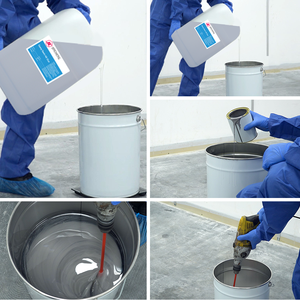 Kim loại nhà để xe công nghiệp bê tông lỏng nhựa epoxi sơn 3D Epoxy sàn nhựa Trống sàn sơn và lớp phủ - Product Image 4