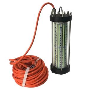 ไฟตกปลาใต้น้ำ LED สีเขียว น้ำเงิน ขาว กำลังสูง 2000W IP68 พร้อมสายเคเบิลยาว 30 เมตร และความสว่าง 13000 ลูเมน - Product Image 5