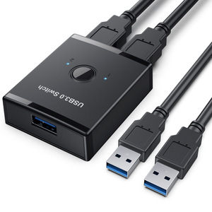 <b>USB</b> 3.0 Switch 1 In 2 Out <b>Printer</b> Sharing Device <b>For</b> Computer 1.5M <b>Cable</b> - Product Image 1