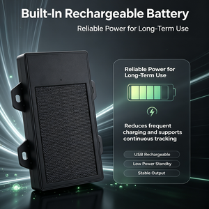 Traceur GPS sans fil 4G à charge solaire, batterie 12000 mAh, longue autonomie, pour le <span class=keywords><strong>suivi</strong></span> de véhicules, d'actifs et de conteneurs, localisateur magnétique - Product Image 4