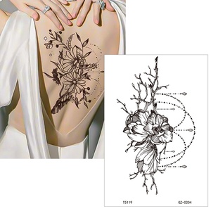 Pegatinas <span class=keywords><strong>de</strong></span> Tatuajes Herbales con Efecto <span class=keywords><strong>de</strong></span> Jugo, Resistentes al Agua, para <span class=keywords><strong>Hombres</strong></span> y Mujeres, <span class=keywords><strong>de</strong></span> Larga Duración, Personalizadas, Geométricas, para Brazo - Product Image 4