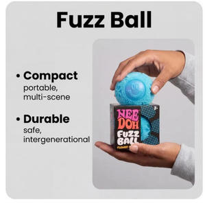 6.5CM Needoh Flower Fuzz Ball Squeeze Toys Soft Squishy Office Anxiety Stress Relief Sensory Toys Quick <b>Rebound</b> Fidget Toys - Product Image 5