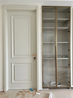 Armoire à vêtements design de garde-robe blanche française pour la disposition des meubles de chambre à coucher dans les maisons Villas chambres d'hôtel
