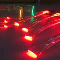 Everheng RGB LED lumière clignotante 2mm TPU plastique côté lueur IP68 fibre optique étanche pour semelle de chaussure et vêtements