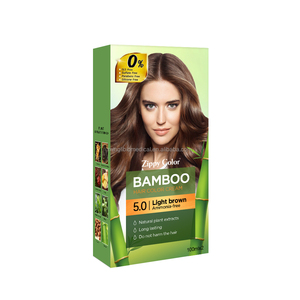 Bán buôn colour Dye tóc không có Amoniac tự nhiên Vegan Thuốc nhuộm tóc OEM & ODM thay đổi màu sắc bởi nhiệt độ Thuốc nhuộm tóc Hưng hoảng loạn - Product Image 1