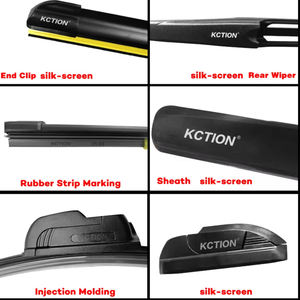 Kction - Limpiaparabrisas de Acero Inoxidable con Goma Natural de Primera Calidad, Tipo U, al por Mayor - Product Image 3