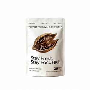 Custom Printed Resealable Stand Up Pouch Food Packaging Artisan Blend Botanicals Herbs Mix Mylar Bag - Product Image 1