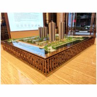 Modelo a escala arquitectónica 3D personalizado para empresa de promoción inmobiliaria y aplicación de Villa