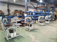Mesin Press Panas Semi-otomatis Sublimasi Pneumatik Dual Station seperti Printer Center
