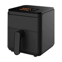 Nouvelle friteuse à air numérique Smart Touch 4L bon prix Friteuse à air intelligente sans huile à écran coloré LCD