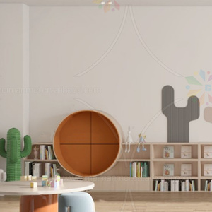 Meubles de bibliothèque modernes en bois Chiquitos, présentoirs pour librairie, armoires de présentation, supports à livres, étagères, rayonnages de rangement pour écoles et supermarchés - Product Image 2