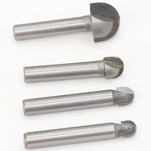 Mata bor hidung karbida padat 6.35mm 12.7mm, mata <span class=keywords><strong>Router</strong></span> CNC, alat pemotong pengocok Altin dilapisi mesin pemotong Cove Core kotak dukungan OEM - Product Image 5