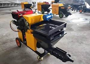 Máquina Multifuncional para Rociar Mortero/Revoque/Hormigón en Paredes, <span class=keywords><strong>con</strong></span> Motor Mezclador, en Venta - Product Image 4