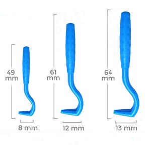 Lot de 3 extracteurs de tiques légers pour animaux de compagnie, outil de nettoyage à double fonction pour tiques et puces - Product Image 1
