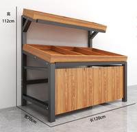 Étagère de rangement pour fruits sur l'île centrale pour l'affichage en magasin Étagères de supermarché pour fruits et légumes Étagère d'affichage pour légumes