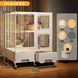 Jaula para Ardillas Totoro de Doble y Triple Capa, Ultra Segura, para Uso Doméstico, Villa Extra Grande para Mascotas - Product Image 5