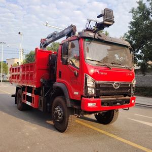 Camion-grue multifonctionnel autoportant pour machines de construction avec grue de 15 tonnes et mini-dumper - Product Image 6