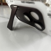 Protection d'objectif en verre trempé avec support rotatif à clic sonore en aluminium pour iPhone 17 Pro 18 Pro Max