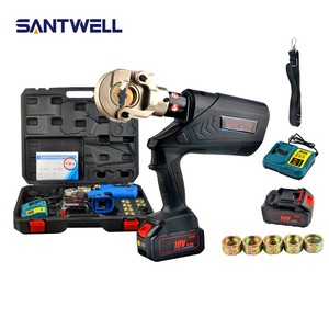 Outil de sertissage hydraulique électrique sans fil rechargeable, pince à sertir les cosses de câbles alimentée par batterie lithium 18V - Product Image 5