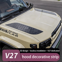 Bande décorative pour capot de voiture Chery ICAUR V27, avec protection anti-rayures des deux côtés, accessoires ICAR V27
