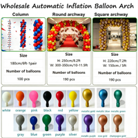 Arco de Globos Autoinflable Inteligente, Arco de Boda Autoinflable, Arco de Globos Autoinflable Premium