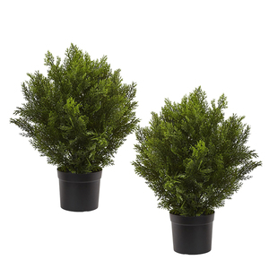 Multiple Sizes Cone <strong>Shape</strong> Artificial Cypress Cedar <strong>Tree</strong> Artificial Cedar Topiary for Home Decorative - Product Image 5
