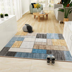 Tapis d'entrée rectangulaire Jinrui Wabi Sabi, antidérapant, pour salon, chambre, lavable en machine, nettoyage localisé, automne 2024 - Product Image 4